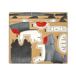 mierEdu - 3D puslespil med lyd - Haj