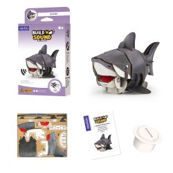 mierEdu - 3D puslespil med lyd - Haj