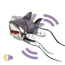 mierEdu - 3D puslespil med lyd - Haj