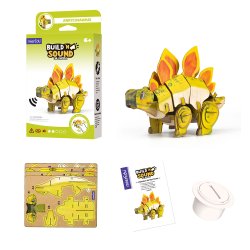 mierEdu - 3D puslespil med lyd - Stegosaurus