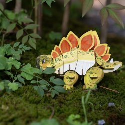 mierEdu - 3D puslespil med lyd - Stegosaurus