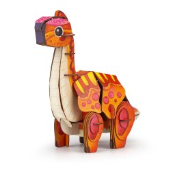 mierEdu - 3D puslespil med lyd - Brachiosaurus
