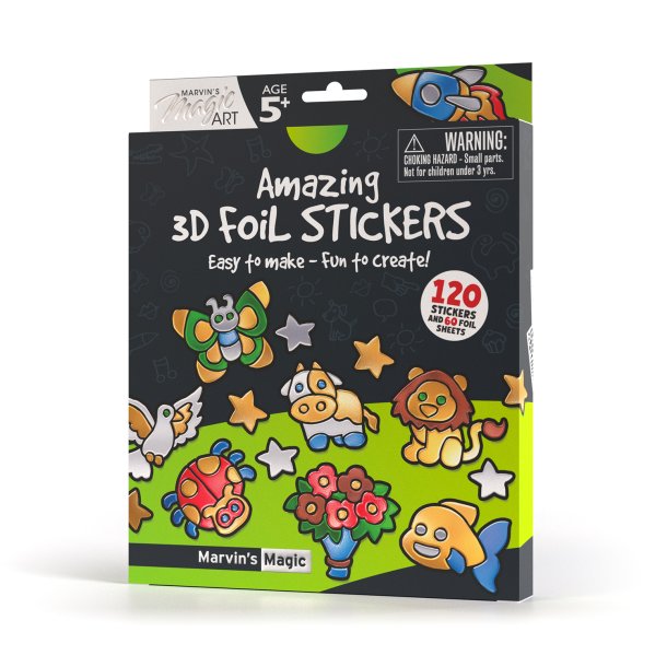 Marvins Magic - Amazing 3D Foil Stickers