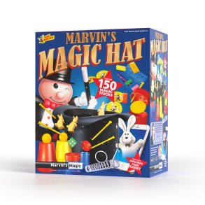 Marvins Magic - Tryllesæt hat med interaktiv kanin