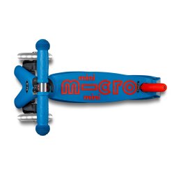 Micro - Mini Deluxe Foldbar LED - Neon Flashing Red