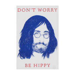 Marke Newton - A3 Print - Dont Worry Be Hippy