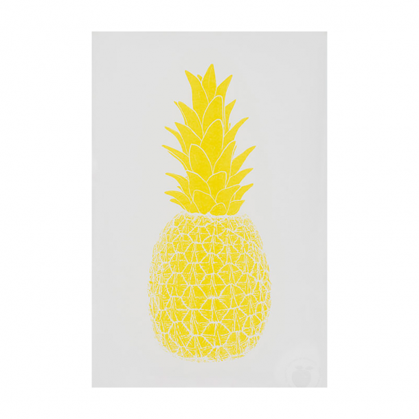 Marke Newton - A3 Print - Yellow Pi&#241;a Pineapple