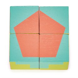 Mentari - Klodspuslespil 4 brk - Form og farve