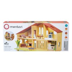 Mentari - Dukkehus med møbler - Cedar Chalet