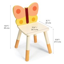 Mentari - B&#248;rnestol - Sommerfugl