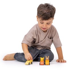 Mentari - 3 racerbiler med optræk - Dyrevenner