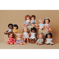 Miniland - Dukke - Lysh&#229;ret pige - 38 cm