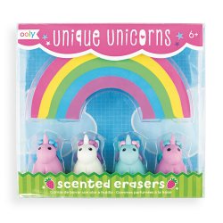 OOLY - Viskel&#230;der med duft 5 stk - Unique Unicorns Strawberry
