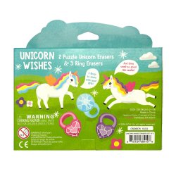 OOLY - Viskel&#230;der med duft 5 stk - Unicorn Wishes Vanilla