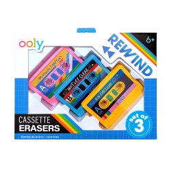 OOLY - Viskelæder 3 stk - Rewind Cassette