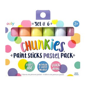 OOLY - Malestift 6 stk - Chunkies Pastel