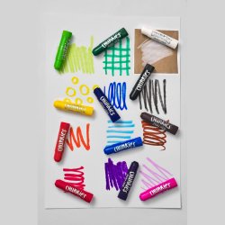 OOLY - Malestift 24 stk - Chunkies Mix