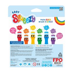 OOLY - Plakatmaling i pensel 6 stk - Easy Squeezy