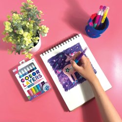 OOLY - Tusser 8 stk - Dobbeltsidet - Lag p&#229; lag