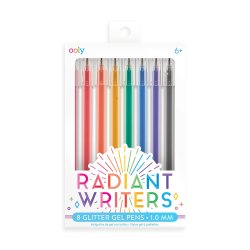 OOLY - Gelpen 8 stk - Radiant Writers Glitter