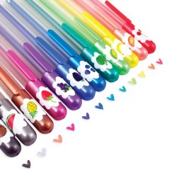 OOLY - Gelpen med duft 12 stk - Yummy Yummy Glitter