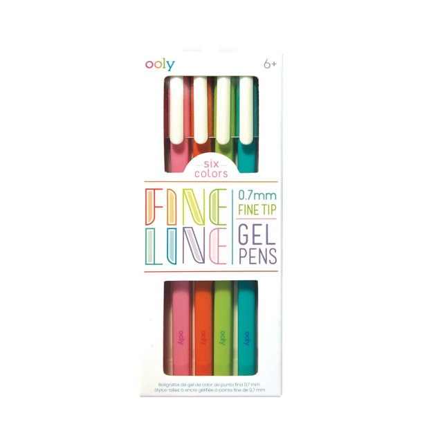 OOLY - Gelpen 6 stk - Fine Line