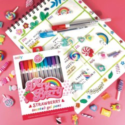 OOLY - Gelpen med duft 12 stk - Very Berry Strawberry