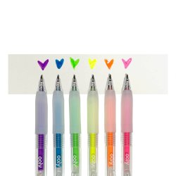 OOLY - GelPen 6 stk - Multi-surface Deco - Jelly Gloss Neon