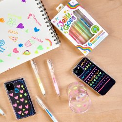OOLY - GelPen 6 stk - Multi-surface Deco - Jelly Gloss Neon