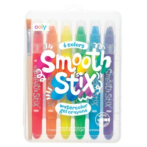 OOLY - Gel farvekridt 6 stk - Smooth Stix Watercolor