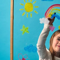 OOLY - Gel farvekridt 10 stk - Vinduesmaling - Rainy Dayz