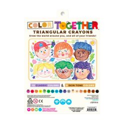 OOLY - Farvekridt 18 stk - Color Together Triangular