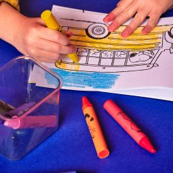 OOLY - Jumbo farvekridt og malebog - Radiserne