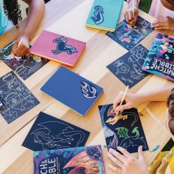 OOLY - Ridsekort - Fantastic Dragons - Scratch &amp; Scribble