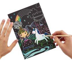 OOLY - Ridsekort - Princess Garden - Scratch &amp; Scribble