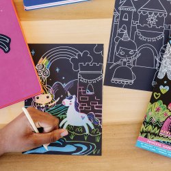 OOLY - Ridsekort - Princess Garden - Scratch &amp; Scribble