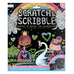 OOLY - Ridsekort - Princess Garden - Scratch &amp; Scribble