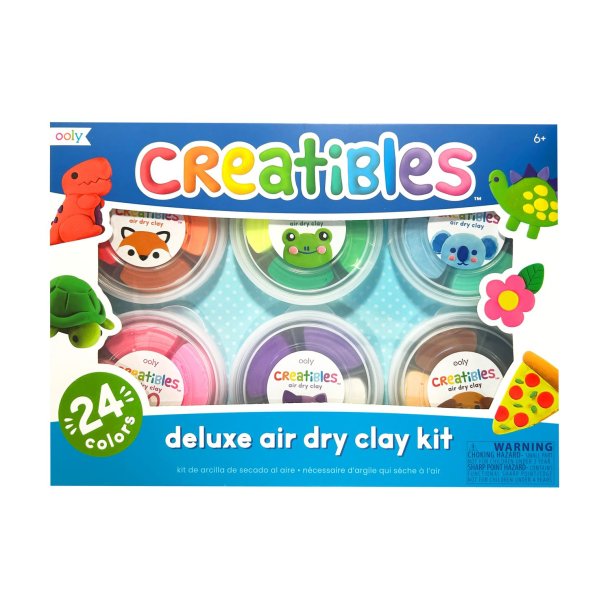 OOLY - Selvh&#230;rdende ler - Deluxe Kit 24 farver - Creatibles