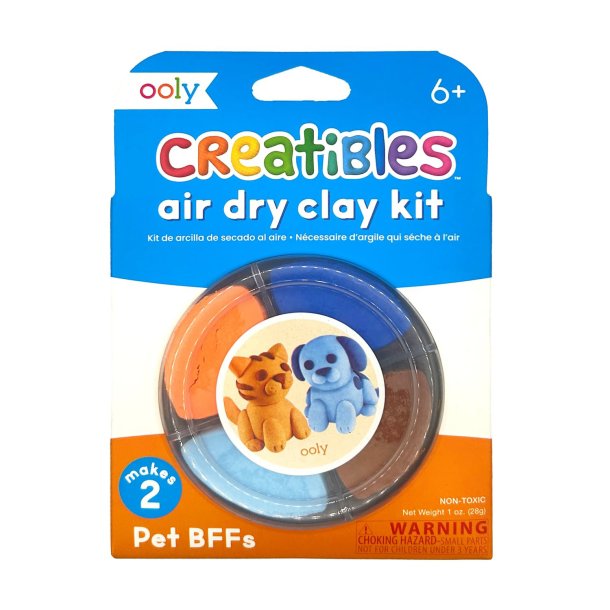 OOLY - Selvh&#230;rdende ler - Pet BFFs 4 farver - Creatibles