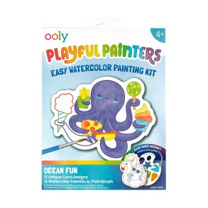 OOLY - Vandfarve sæt - Ocean Pals - Playful Painters