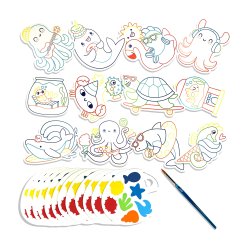 OOLY - Vandfarve s&#230;t - Ocean Pals - Playful Painters