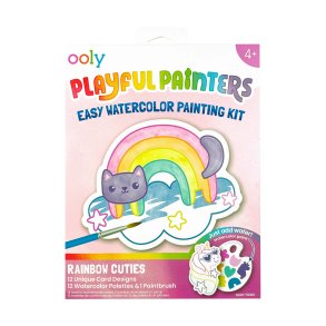 OOLY - Vandfarve sæt - Rainbow Cuties - Playful Painters