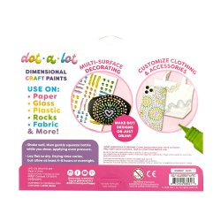 OOLY - 3D effekt prikmaling 8 stk - Dot-a-Lot Pearlescent