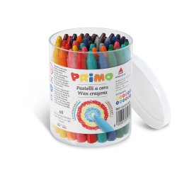 PRIMO - Farvekridt 48 stk - Spand med 12 farver