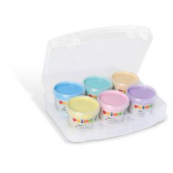 PRIMO - Fingermaling 6 bøtter - Pastel