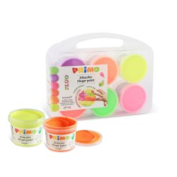 PRIMO - Fingermaling 6 bøtter - Neon