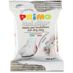PRIMO - Selvhærdende ler 250g - Sølvfarve