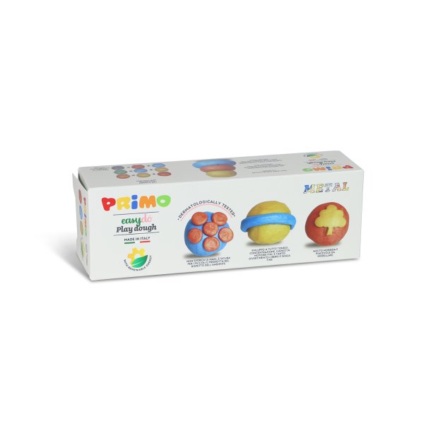 PRIMO - Modellervoks - 3 bøtter 100g - Metallic