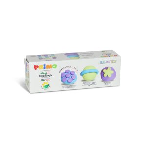 PRIMO - Modellervoks - 3 bøtter 100g - Pastel