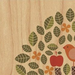 Petit Collage - Stort print p&#229; tr&#230; - Tr&#230;